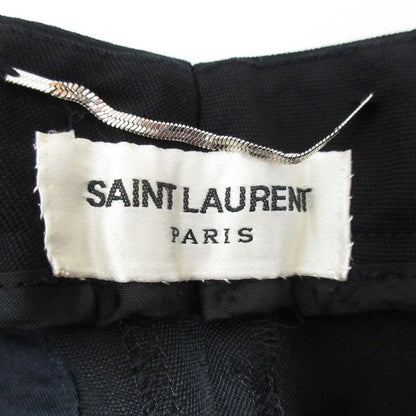 Saint Laurent Paris Sideline Slacks Pants 483929 Size 44 Black Mens Used
