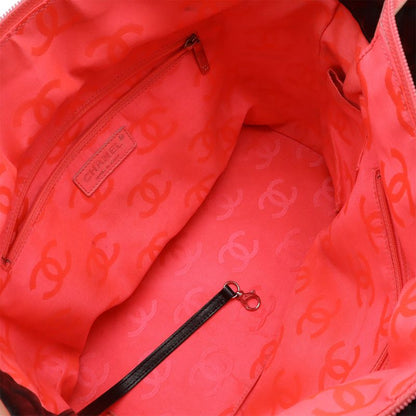 Chanel Cambon Line Coco Mark Large Tote Shoulder Bag Tote Bag Soft Calf Enamel