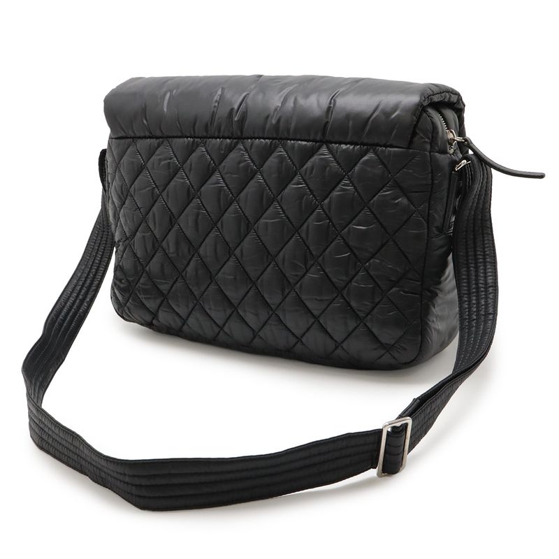 Chanel Coco Cocoon Coco Mark Shoulder Bag Messenger Bag Crossbody Quilted Nylon