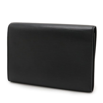 Louis Vuitton Epi Arche Clutch Bag Second Bag Noir Black Lacking Shoulder Strap