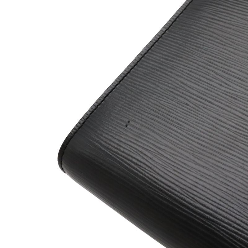 Louis Vuitton Epi Arche Clutch Bag Second Bag Noir Black Lacking Shoulder Strap