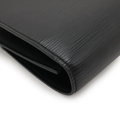 Louis Vuitton Epi Arche Clutch Bag Second Bag Noir Black Lacking Shoulder Strap