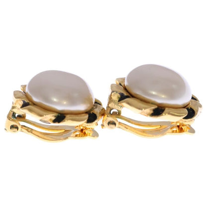 Chanel Coco Mark Pearl Earring GP