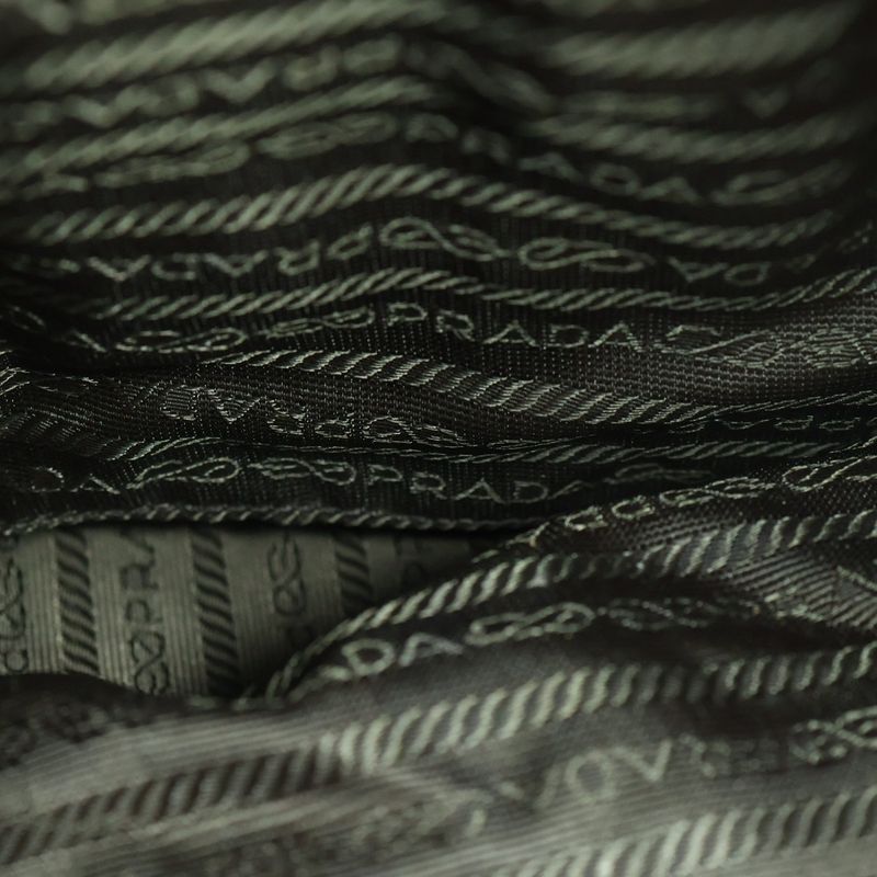 Prada Nylon Backpack Sac Backpack Shoulder Bag Green Khaki Tessuto