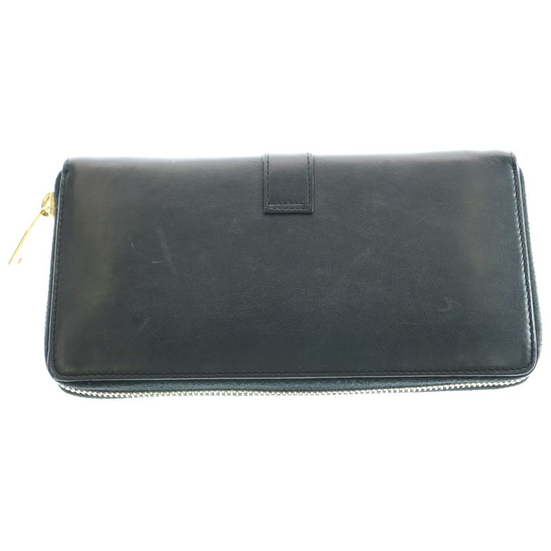 Saint Laurent Paris Cassandra Round Zipper Leather Long Wallet Long Wallet