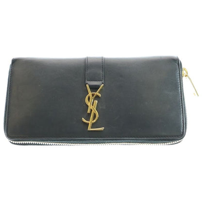 Saint Laurent Paris Cassandra Round Zipper Leather Long Wallet Long Wallet