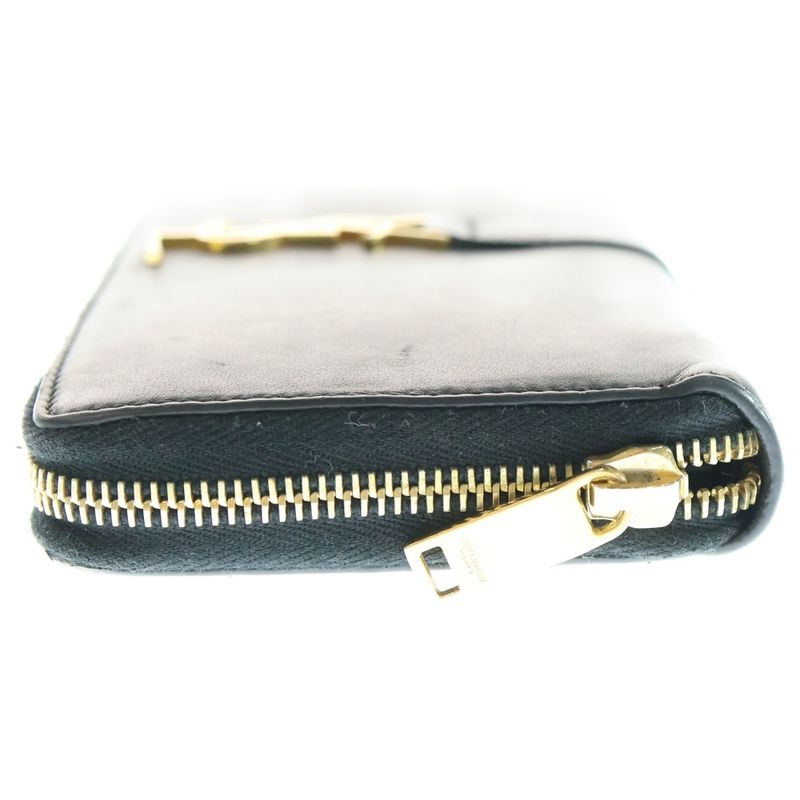 Saint Laurent Paris Cassandra Round Zipper Leather Long Wallet Long Wallet