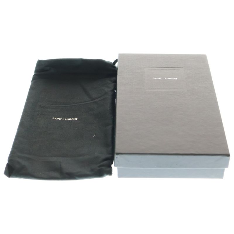 Saint Laurent Paris Cassandra Round Zipper Leather Long Wallet Long Wallet