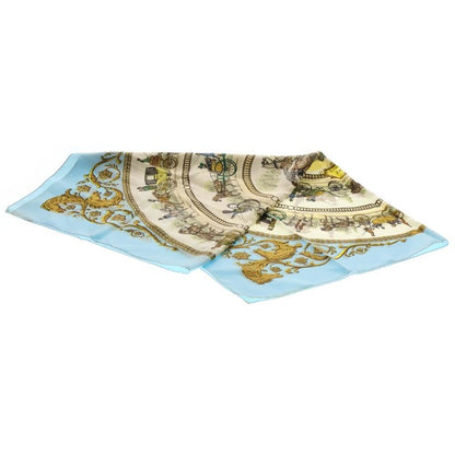 Hermes Carrée 90 Equestrian Dress And Outfit LA Promende DE Lomgchamps Light