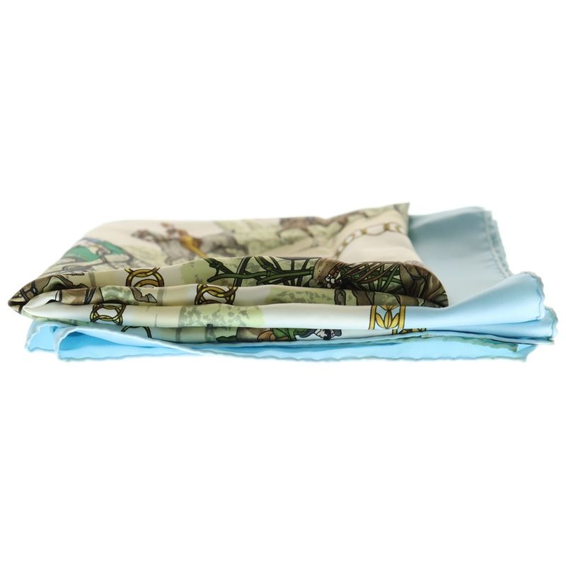 Hermes Carrée 90 Equestrian Dress And Outfit LA Promende DE Lomgchamps Light