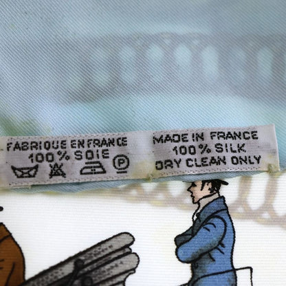 Hermes Carrée 90 Equestrian Dress And Outfit LA Promende DE Lomgchamps Light