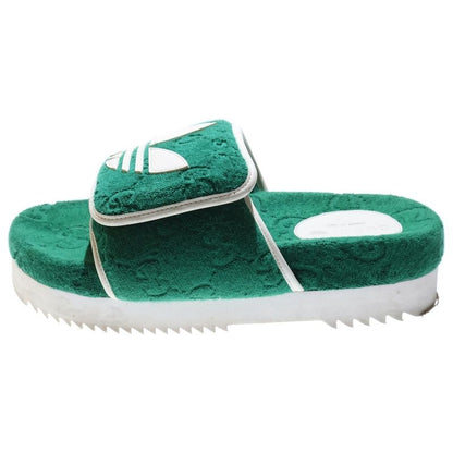 Gucci × Adidas Pile Platform Sandals Green 702412