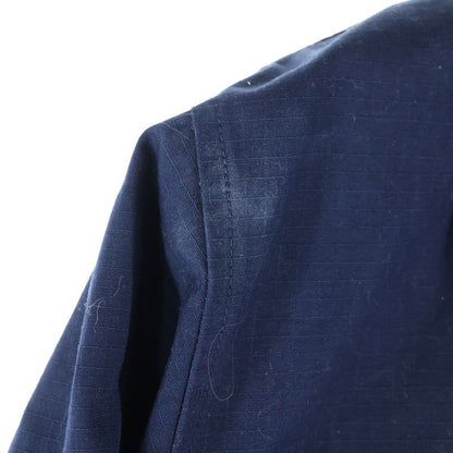 Gucci 21AW Logo Patch Cotton Zip-up Harrington Jacket Navy 654837