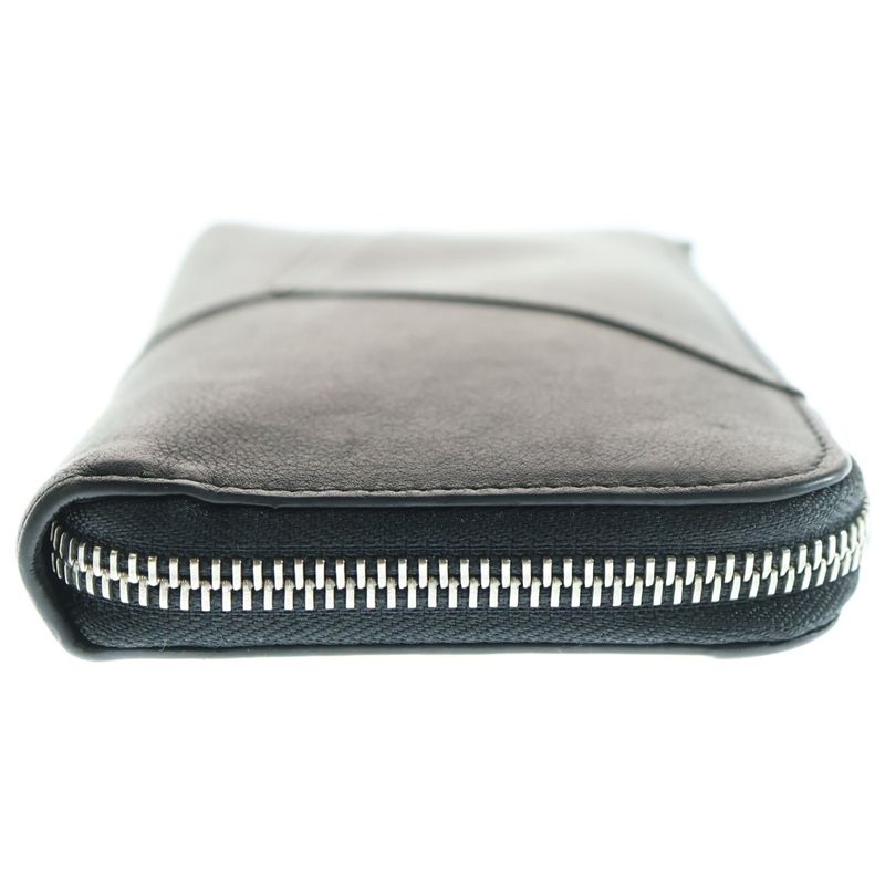 Loewe Puzzle Zip Round Wallet Long Wallet Black 262431