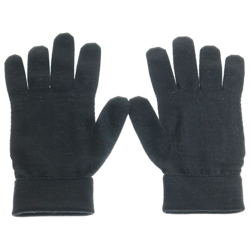 Louis Vuitton Gon Petit Damier Graphite Gloves Black Wool M70006