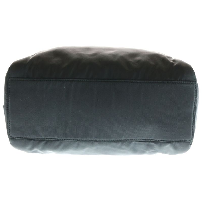 Prada Plastic Handle Bag Handbag Mini Bag Black B6954 Silver Hardware