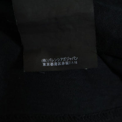 Balenciaga 17AW Campaign Logo Crew Neck Short Sleeved T-shirt Cut And Sewn