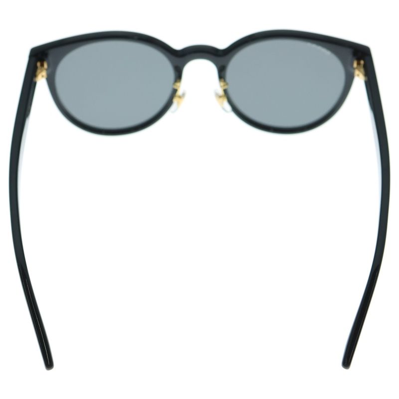 Gucci GG Interlocking Asian Fit Boston Shape Sunglasses In Gold And Black