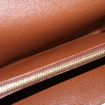 Louis Vuitton Monogram Graffiti Portefeuille Sarah Long Wallet Card Case Brown