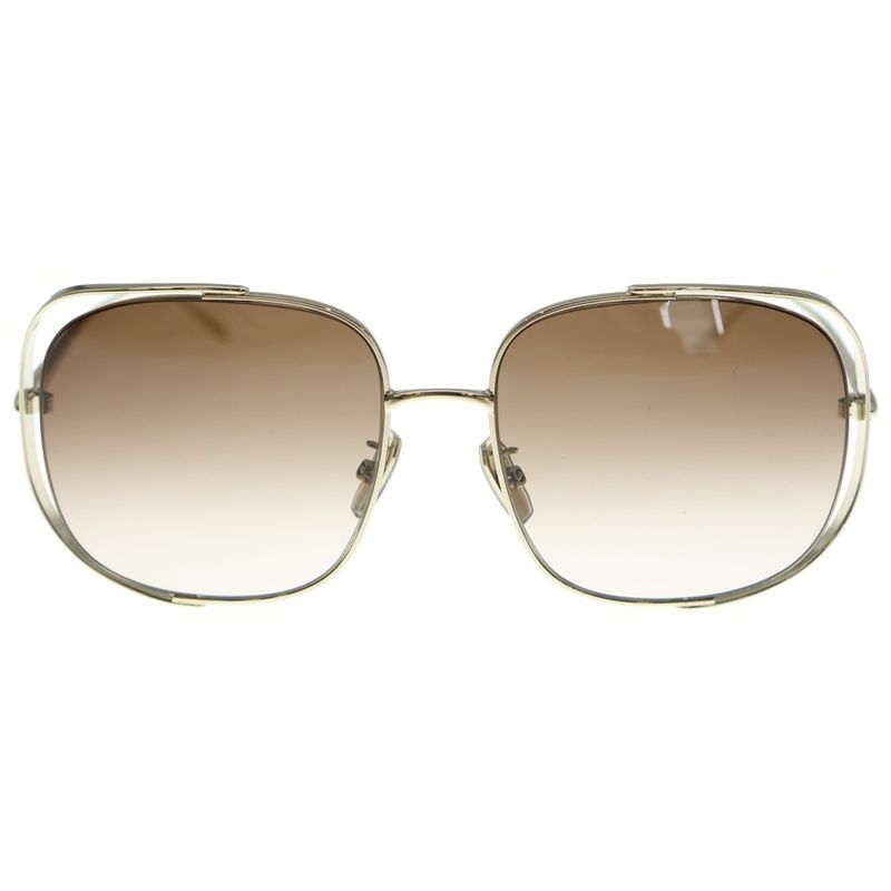 Loewe Logo Temple Curry Lens Sunglasses Eyewear Brown/gold Lw40148u