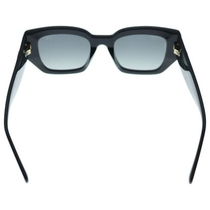 Chanel Square Shape Sunglasses In Black Acetate Round Coco Mark 5506-a