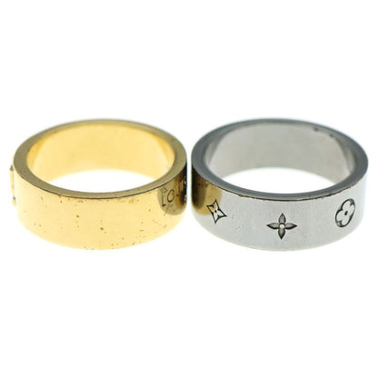 Louis Vuitton LV Instinct Set Ring Silver/gold M00514