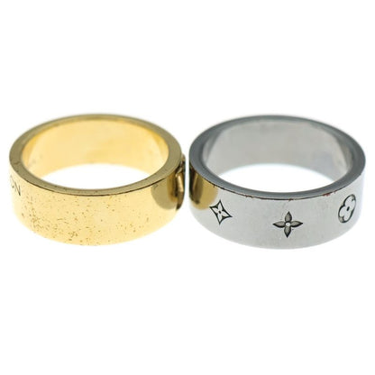 Louis Vuitton LV Instinct Set Ring Silver/gold M00514