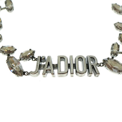 Christian Dior J'adior Laurier Choker Necklace Silver