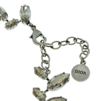 Christian Dior J'adior Laurier Choker Necklace Silver