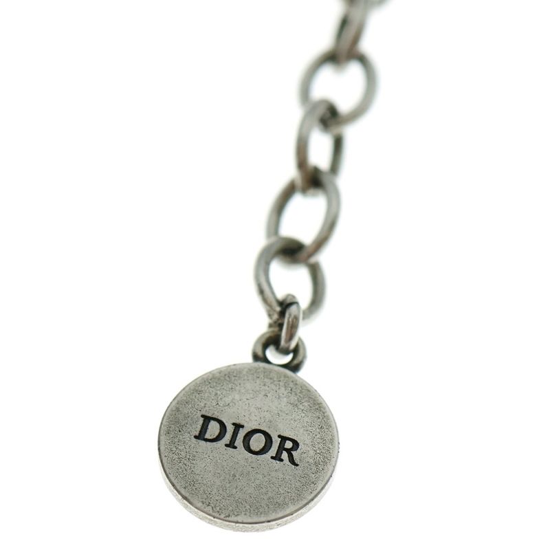 Christian Dior J'adior Laurier Choker Necklace Silver