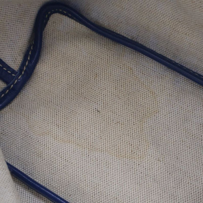 Goyard Saint Louis Junior Mini Tote Leather Handbag With Pouch Blue