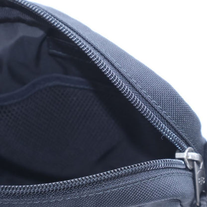 Balenciaga Logo-embroidered Nylon Canvas Shoulder Bag Black 638657