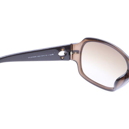 Christian Dior Logo Sunglasses Smoked Gradient Brown Frame Silver Hardware 19kjd