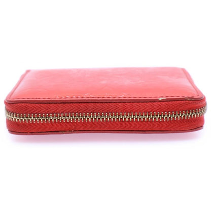 Louis Vuitton Vernis Blume Rouge Compact Wallet Coin Case Red Enamel M91151
