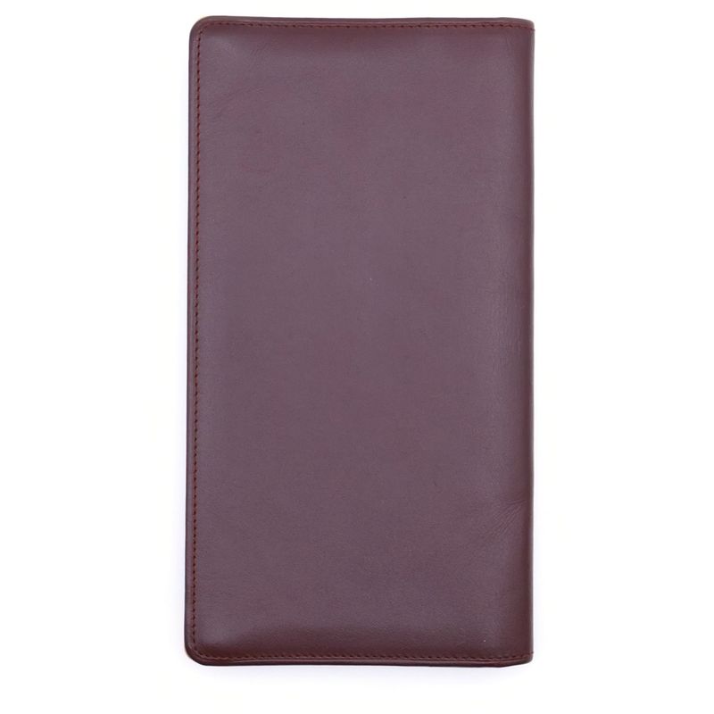 Cartier Mastline Logo Leather Long Wallet Foldover Bordeaux