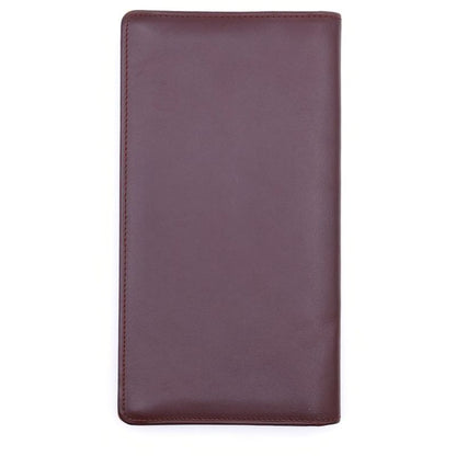 Cartier Mastline Logo Leather Long Wallet Foldover Bordeaux