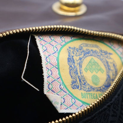 Bottega Veneta Intrecciato Handbag Brown Leather