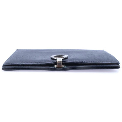 Bvlgari Bee Zero One Long Wallet Folded Leather Black