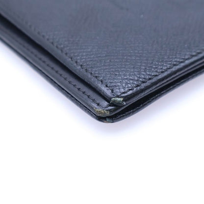 Bvlgari Bee Zero One Long Wallet Folded Leather Black