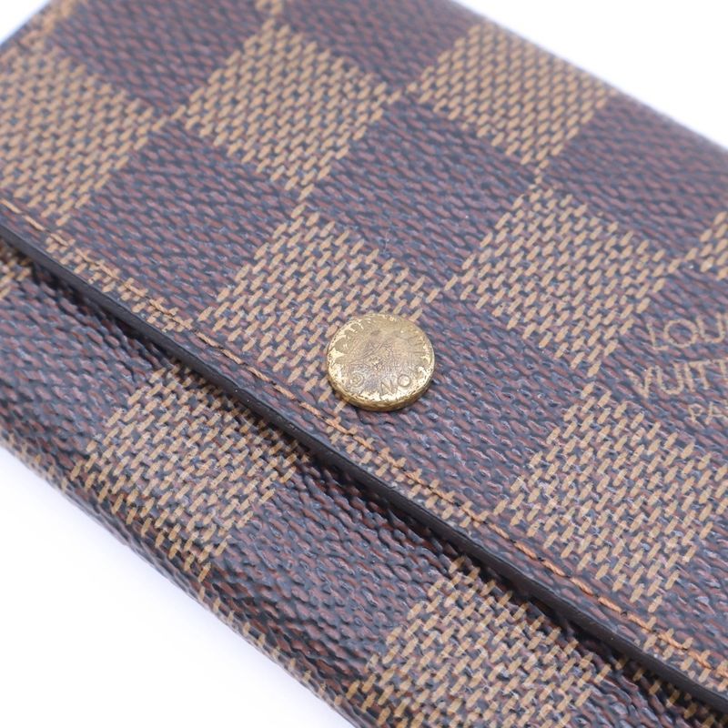 Louis Vuitton Damier Multicles 6 6-ring Key Case Brown N62630