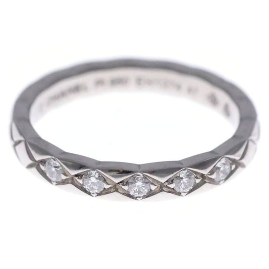 Chanel Coco Crush 5PD Ring Pt950 Platinum #47 Rings Jewelry