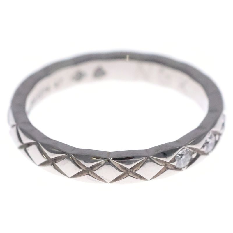 Chanel Coco Crush 5PD Ring Pt950 Platinum #47 Rings Jewelry