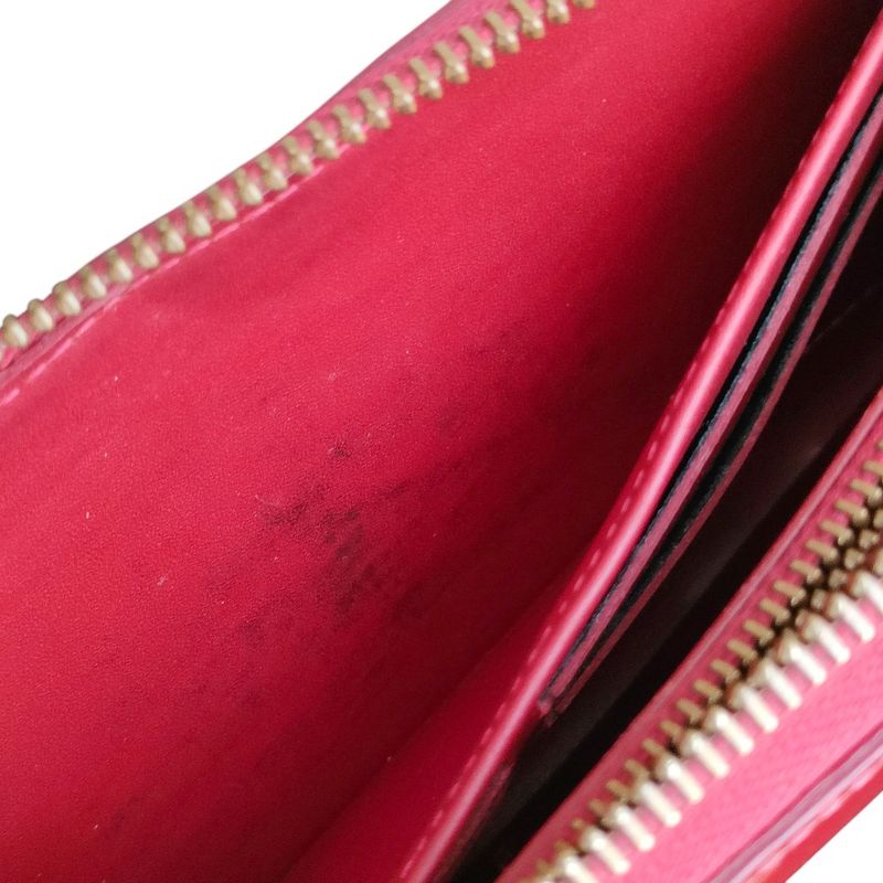 Good Louis Vuitton Vernis Round Zipper Zippy Wallet Long Wallet M91981 Pomme