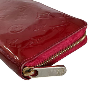 Good Louis Vuitton Vernis Round Zipper Zippy Wallet Long Wallet M91981 Pomme
