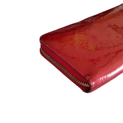 Good Louis Vuitton Vernis Round Zipper Zippy Wallet Long Wallet M91981 Pomme