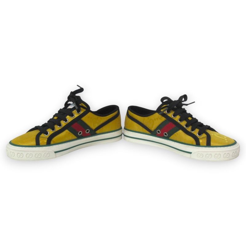 Gucci Tennis 1977 Sherry Line GG Pattern Low Cut Sneakers 35 Approx 22cm