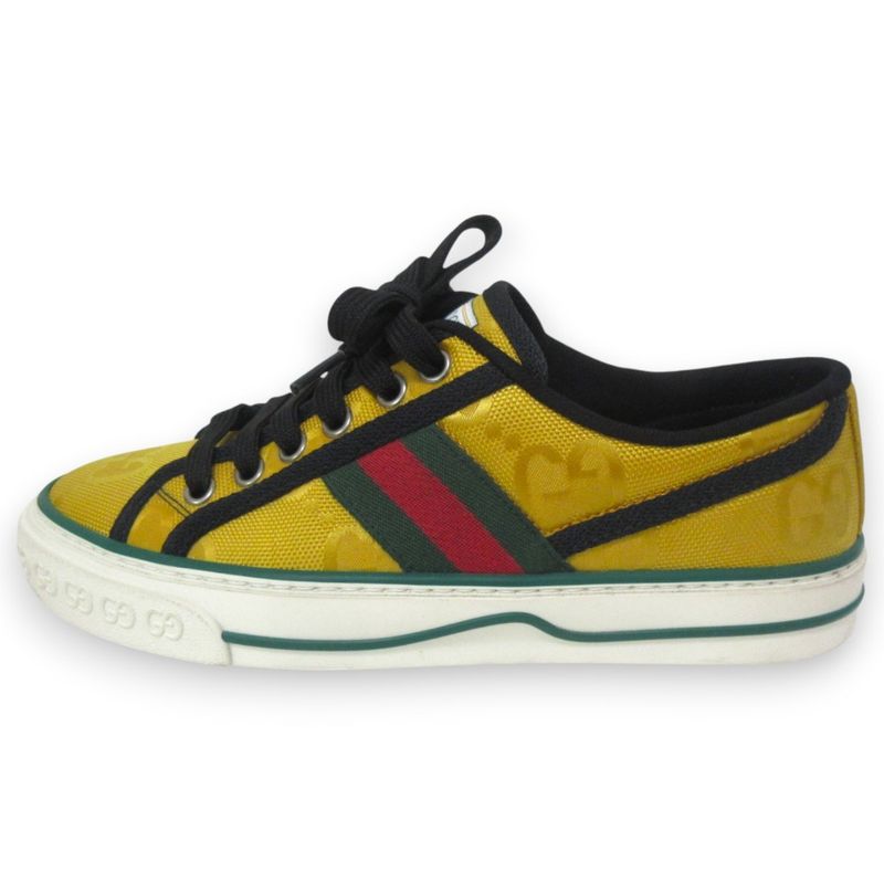 Gucci Tennis 1977 Sherry Line GG Pattern Low Cut Sneakers 35 Approx 22cm