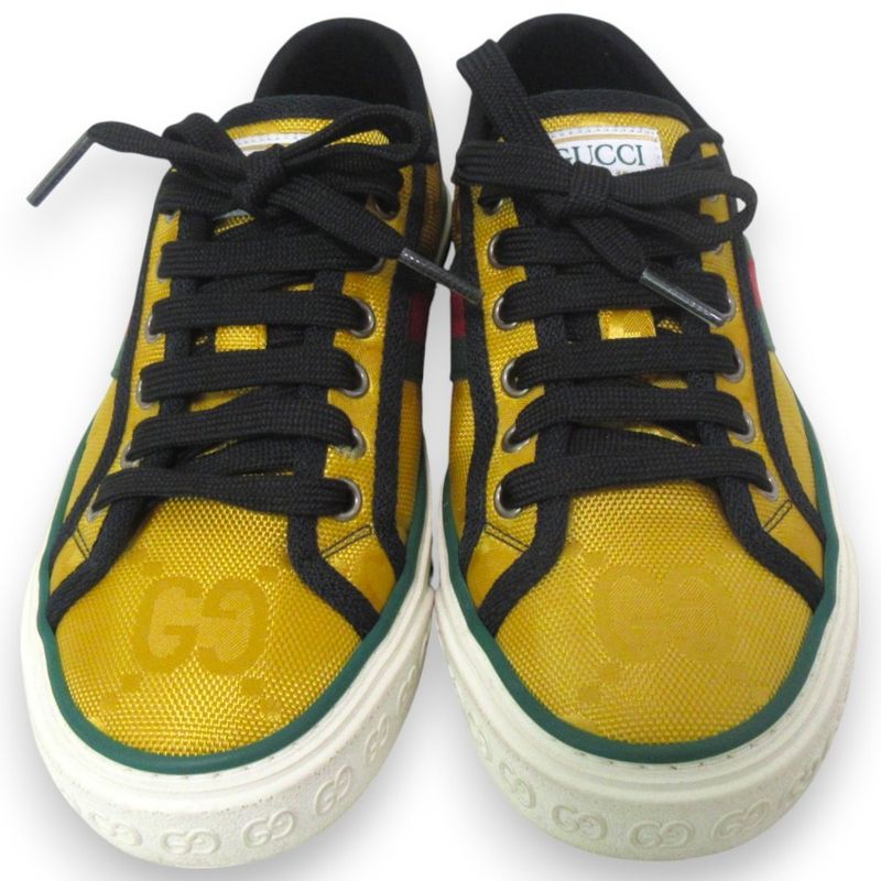 Gucci Tennis 1977 Sherry Line GG Pattern Low Cut Sneakers 35 Approx 22cm
