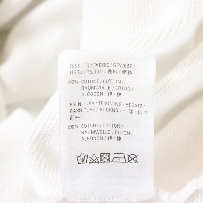 Balenciaga 20SS BB Logo Front Print Hoodie Pullover Hoodie 570811 Tev19 White