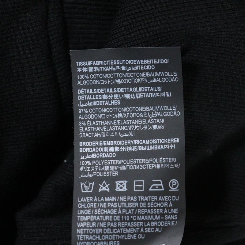 Saint Laurent Paris Logo Embroidered Half-zip Sweatshirt YP53 2023 00488 Black